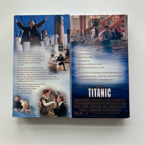 Titanic (1997) movie VHS tapes set - Picture 5 of 6